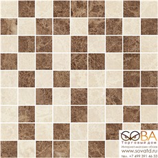 Мозаика Libra  коричневый+бежевый 30х30 купить по лучшей цене в интернет магазине стильных обоев Сова ТД. Доставка по Москве, МО и всей России