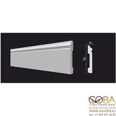 Лепнина Decor-Dizayn Плинтус DD005 купить по лучшей цене в интернет магазине стильных обоев Сова ТД. Доставка по Москве, МО и всей России