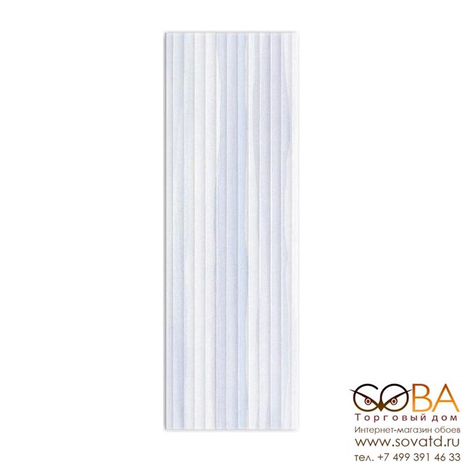 Плитка Meissen  Elegant Stripes Blue Structure 25х75 купить по лучшей цене в интернет магазине стильных обоев Сова ТД. Доставка по Москве, МО и всей России