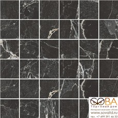 Мозаика Vitra  Marmori Сан Лорен Черный (5х5) 30х30 купить по лучшей цене в интернет магазине стильных обоев Сова ТД. Доставка по Москве, МО и всей России