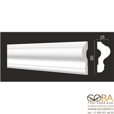 Лепнина Decor-Dizayn Молдинг DD302 купить по лучшей цене в интернет магазине стильных обоев Сова ТД. Доставка по Москве, МО и всей России