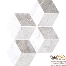Мозаика Vitra  Marmori "Ромб" Теплый Микс 24х30 купить по лучшей цене в интернет магазине стильных обоев Сова ТД. Доставка по Москве, МО и всей России