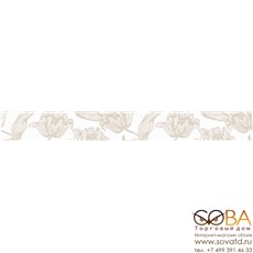 Бордюр Mallorca  Beige Floris 7,5x63 купить по лучшей цене в интернет магазине стильных обоев Сова ТД. Доставка по Москве, МО и всей России