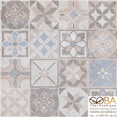 Керамогранит Македония  пэчворк 6046-0394 45х45 купить по лучшей цене в интернет магазине стильных обоев Сова ТД. Доставка по Москве, МО и всей России