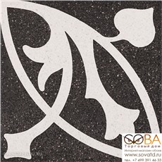 Керамогранит Pamesa  DC Erte Negro 22.3 x 22.3 купить по лучшей цене в интернет магазине стильных обоев Сова ТД. Доставка по Москве, МО и всей России