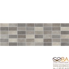 Декор Fiori Grigio  мозаика темно-серая 1064-0103-1001 20х60 купить по лучшей цене в интернет магазине стильных обоев Сова ТД. Доставка по Москве, МО и всей России