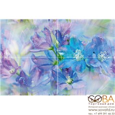 Панно Garden P4D242  из 4-х плиток 60х40 купить по лучшей цене в интернет магазине стильных обоев Сова ТД. Доставка по Москве, МО и всей России