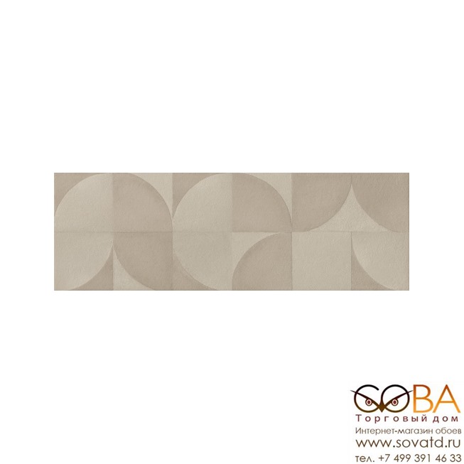 Керамическая плитка Fap Mat&More Deco Taupe (25x75)см fOVI (Италия) купить по лучшей цене в интернет магазине стильных обоев Сова ТД. Доставка по Москве, МО и всей России