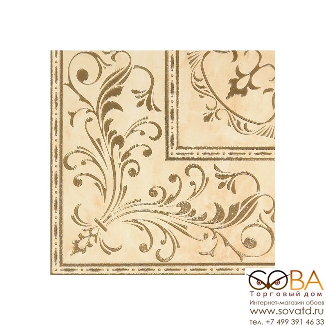 Керамогранит Palladio beige decor PG 01 450х450 мм - 4 шт. купить по лучшей цене в интернет магазине стильных обоев Сова ТД. Доставка по Москве, МО и всей России