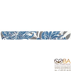 Бордюр Acapulco  Blue 4,8х40 купить по лучшей цене в интернет магазине стильных обоев Сова ТД. Доставка по Москве, МО и всей России