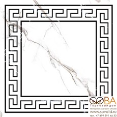 Декор Classic Marble  Белый G-270/G/d01/40x40 купить по лучшей цене в интернет магазине стильных обоев Сова ТД. Доставка по Москве, МО и всей России