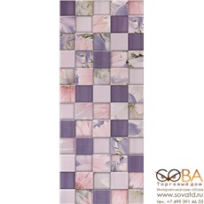 Плитка Aquarelle lilac  настенная 03 25х60 купить по лучшей цене в интернет магазине стильных обоев Сова ТД. Доставка по Москве, МО и всей России