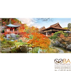 Панно Japan  P4D301 80х40 (из 4 плиток) купить по лучшей цене в интернет магазине стильных обоев Сова ТД. Доставка по Москве, МО и всей России