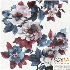 Декор Marazzi Панно Eclettica Peony White 120x120 купить по лучшей цене в интернет магазине стильных обоев Сова ТД. Доставка по Москве, МО и всей России