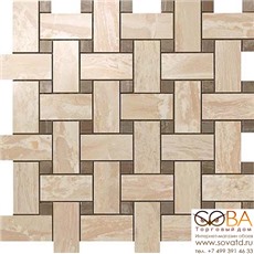Мозаика Atlas Concorde  Супернова Марбл Вудстоун Шампань 30,5х30,5 купить по лучшей цене в интернет магазине стильных обоев Сова ТД. Доставка по Москве, МО и всей России
