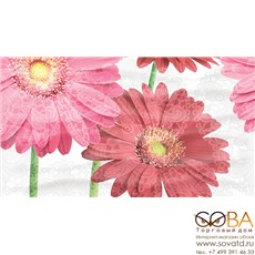 Плитка Dec Gerbera Panno A КПН16GerberaA 25х45 купить по лучшей цене в интернет магазине стильных обоев Сова ТД. Доставка по Москве, МО и всей России