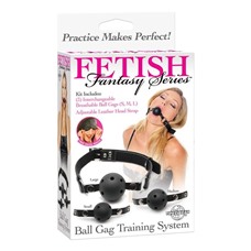 FFS BALL GAG TRAINING SYSTEM BLACK 384100PD