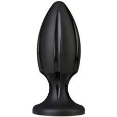 Черная анальная пробка Platinum Premium Silicone - The Rocket - Black