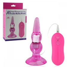 Вибростимулятор анальный Anal Pleasure Butt Plug pink10089005