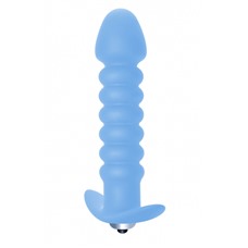 Анальная пробка с вибрацией Twisted Anal Plug Blue 5004-02lola