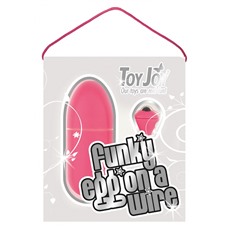 Виброяйцо FUNKY EGG ON A WIRE PINK 10031TJ