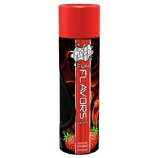 Разогревающий лубрикант Fun Flavors 4-in-1 Seductive Strawberry с ароматом клубники - 316 мл.