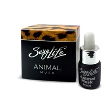 Мужские духи с феромонами Sexy Life Animal Musk - 5 мл.