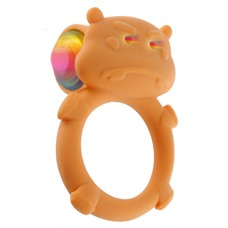 Кольцо на пенис с вибрацией HAPPY HIPPO C-RING ORANGE 10210TJ