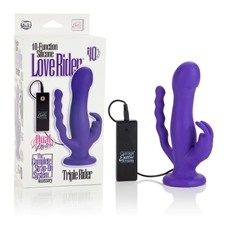 Насадка к трусикам 10-Function Love Rider Triple Riders PURPLE 1498-83BXSE