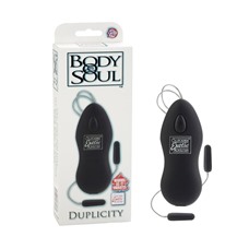 Вибромассажер BODY&SOUL DUPLICITY BLACK 0044-80BXSE