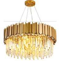 Подвесная хрустальная люстра "Gold"