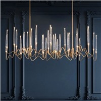 Люстра длинная над столом Il Pezzo Mancante