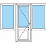 Балконный блок стандарт в Магнитогорске под "ключ".