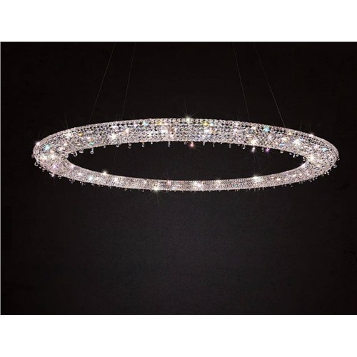 Люстра круглая потолочная хрусталь 200 см