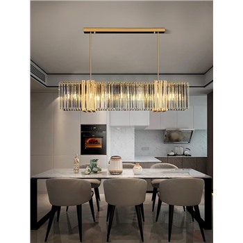 Люстра прямой хрусталь Атолл