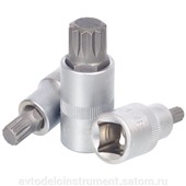 головка со вставкой  SPLINE M14 (DR1/2