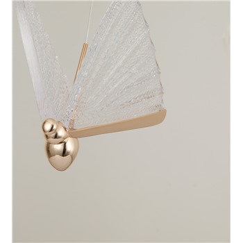 08444-1B,33 Подвес Баттерфляй золото Led 8W