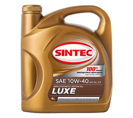 Моторное масло Sintec Luxe 10W-40 SL/CF (4л.)
