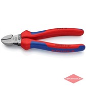 Бокорезы диагональные 160 мм, ручки с двухкомпонентными чехлами, KNIPEX, KN-7002160