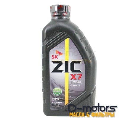Моторное масло ZIC X7 Diesel 10W-40 (1л.)